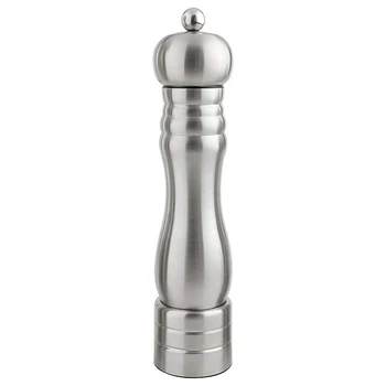 

Promotion! Salt and Pepper Grinder Set -Tall Shaker, Adjustable Coarseness, Refillable -Sea Salt, Peppercorn Mill