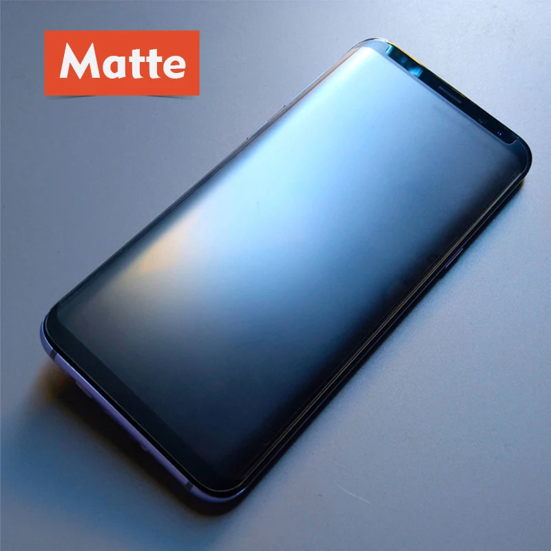 2 шт УФ жидкое полное клей матовое стекло для samsung Note 10 Plus протектор экрана для Galaxy S10 Plus S9 Note 9 Антибликовая пленка