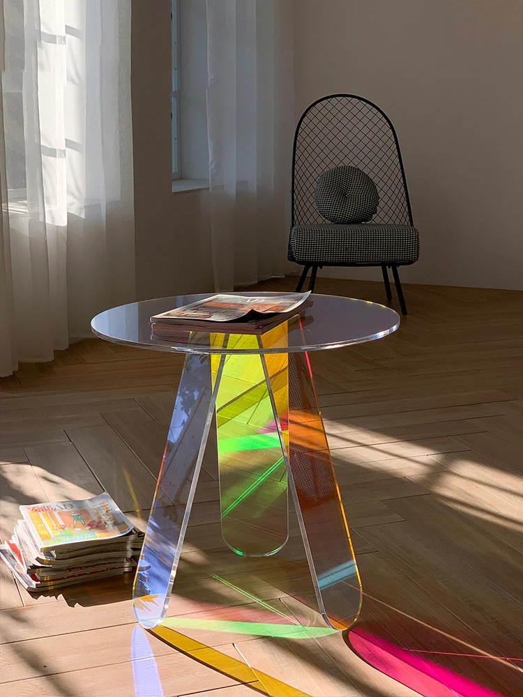 Nordic красочные Стекло акриловый кофейный столик с сертификатом ...