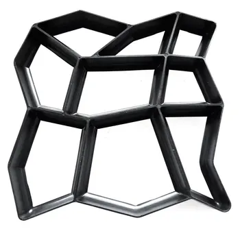

Garden Paving Molds Jardin DIY Plastic Walk Road Path Maker Jardineria Garden Paving Stone Concrete Mould для сада и огорода