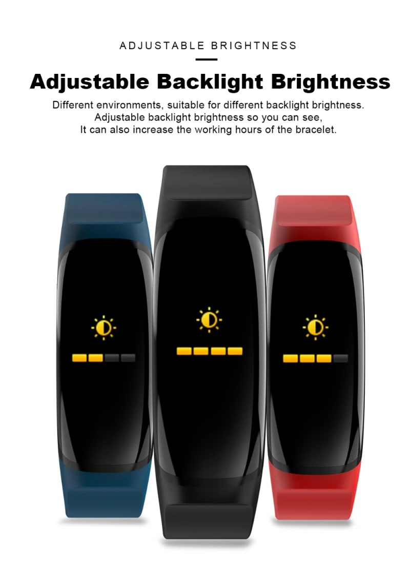 Pulseira de Fitness à Prova Inteligente Dbluetooth Água Bluetooth Freqüência Cardíaca Pressão Arterial Sono Esporte Rastreador Mk04 4 Cheap Pulseiras inteligentes
