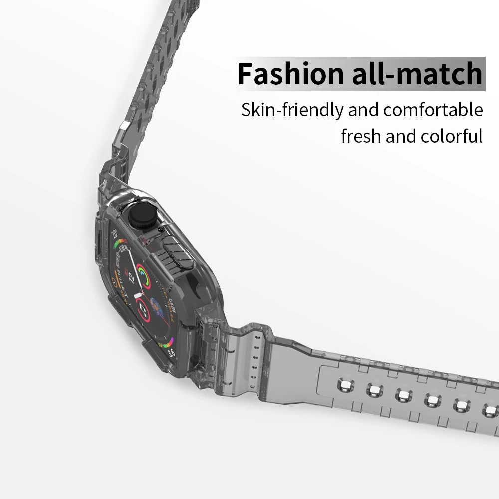 Stretchy Solo Loop Strap for Apple Watch Bracelet Series