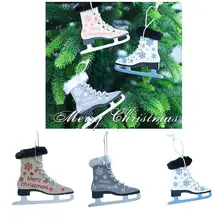 3 шт. скандинавские деревянные Рождественские елки с подвеской