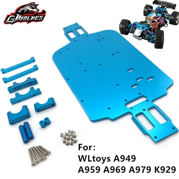 

GWOLVES CNC 6061 metal Chassis Differential Servo seat for wltoys A949 A959 A969 A979 K929 RC 1/18 RC Upgrade parts