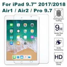 Filme de vidro temperado protetor de tela para ipad 6th 2017 5th geração ar air2 pro 9.7 2018 película protetora vidro para ipad 5 6
