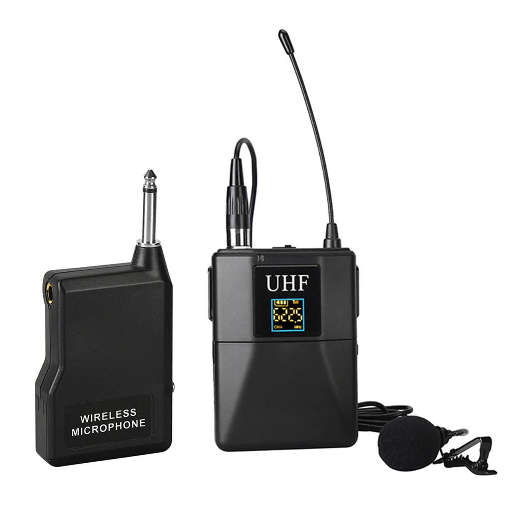  Wireless Microphone System Lavalier Lapel Microphone With Receiver For Teaching - 4000138860659
