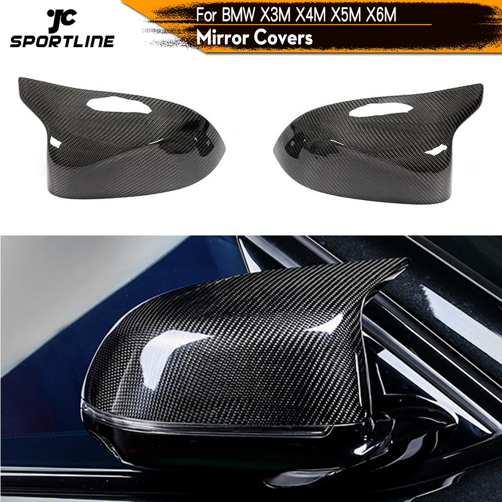 Для BMW X3M F97 X4M F98 X5M F95 X6M F96 2018 - 2020 боковые зеркала заднего вида крышки зеркальные RHD /
