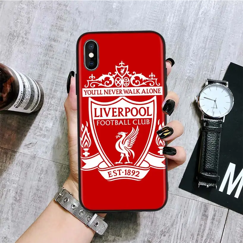 Черный чехол Liverpool Club для iPhone 11 Pro XS MAX XR 7 8 6 6S Plus X 10 Ten 5 5S SE, задняя крышка для телефона, чехол - Цвет: BA352-10