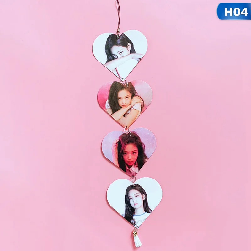 Горячая Новая мода 1 шт. blackblackpink сердце бирка фото самодельная бумага Lomo карта фото карта двухсторонняя фото карта