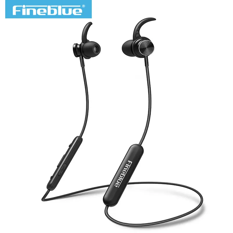 Магнитная беспроводная гарнитура Mate 10 FineBlue bluetooth 4 1 спортивные наушники с шейным