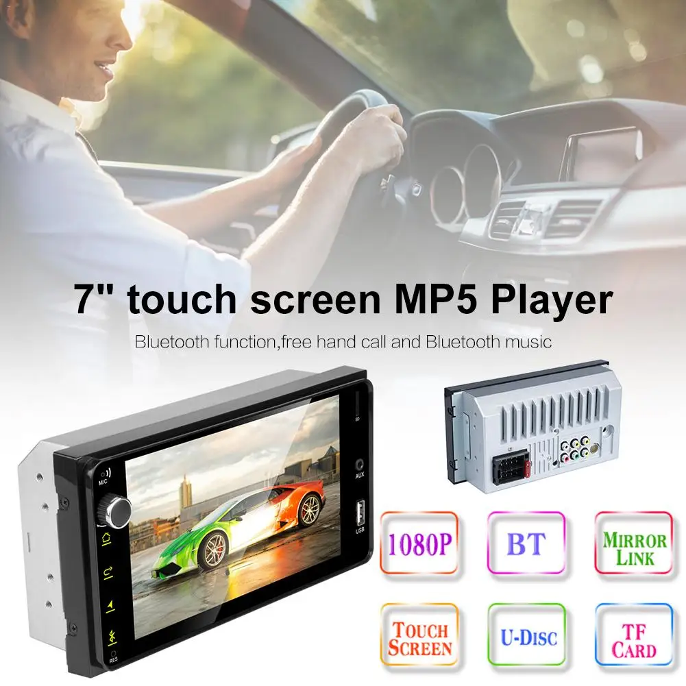2 Din автомобильное радио " Мультимедиа для Toyota Corolla авто стерео Android/IOS Авторадио MirrorLink Bluetooth USB TF FM камера