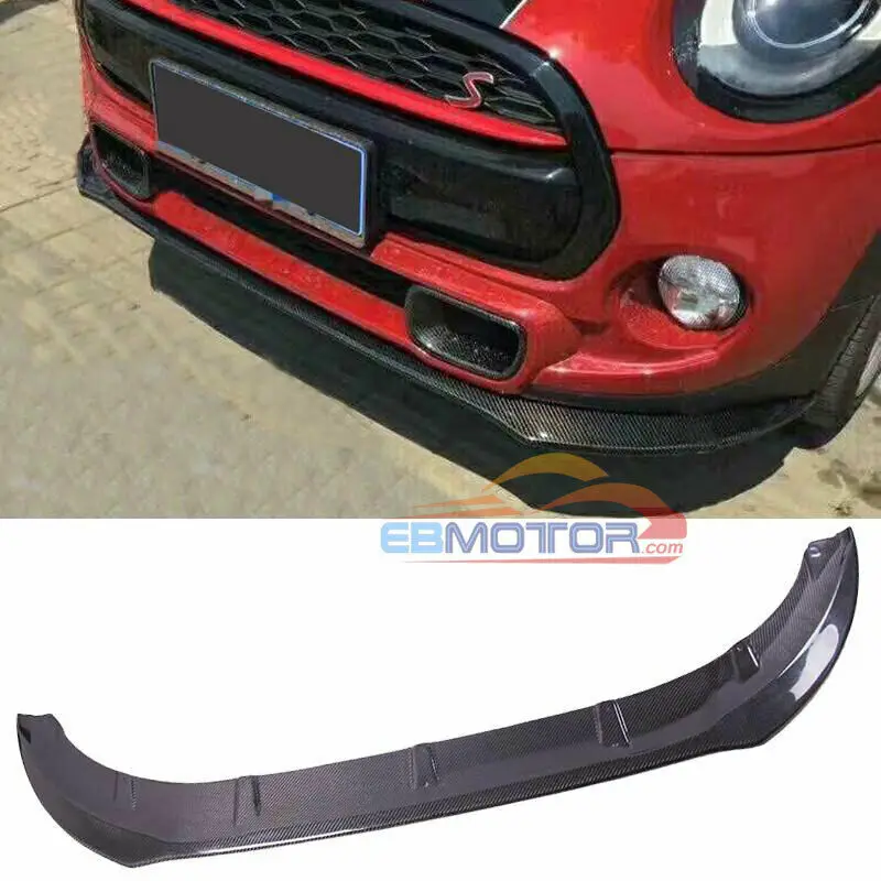 Углеродное волокно передний спойлер бампер для Mini F55 F56 CooperS 14UP B494 | Автомобили и