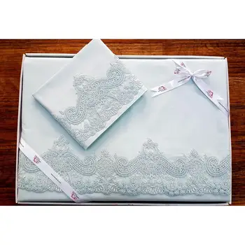 

Land Of dowry French Laced Destroy Green Duvet cover set