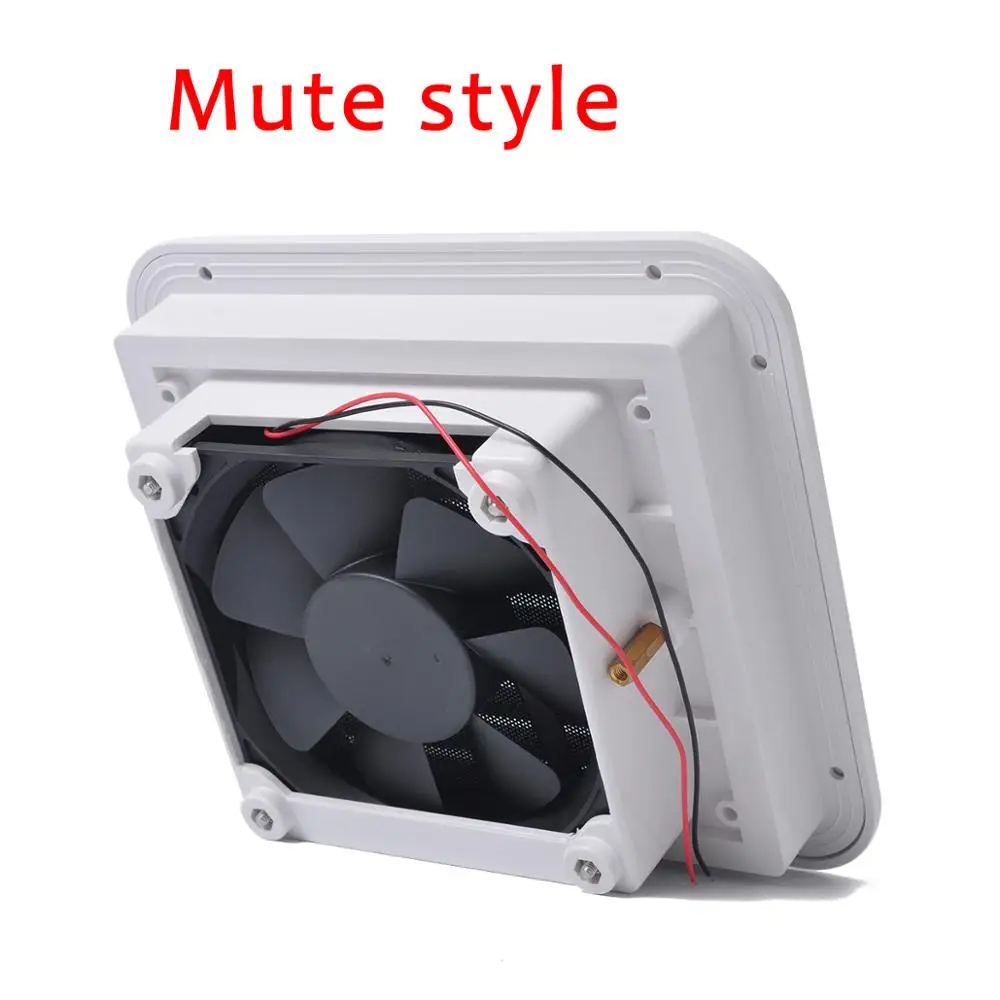 Dust-proof Ventilation Fan Caravan Side Exhaust Air Outlet Vent For RV Motorhome Trailer Boat Yacht caravan camper caranvan - Цвет: mute style