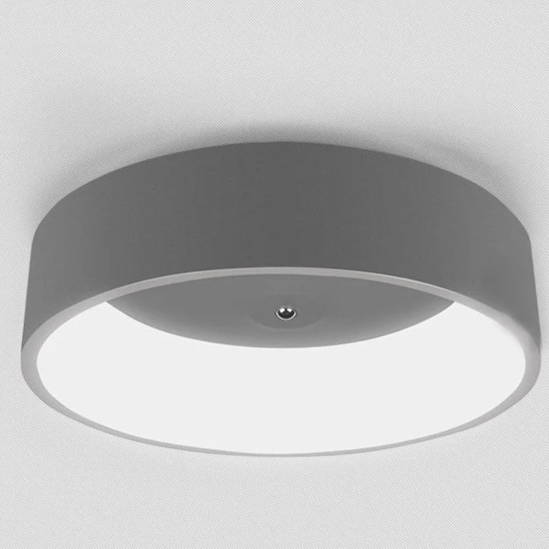 White/Grey Round Modern Led Ceiling Lights For Study Kids Room Bedroom AC85-265V Home Dec Lamp | Лампы и освещение