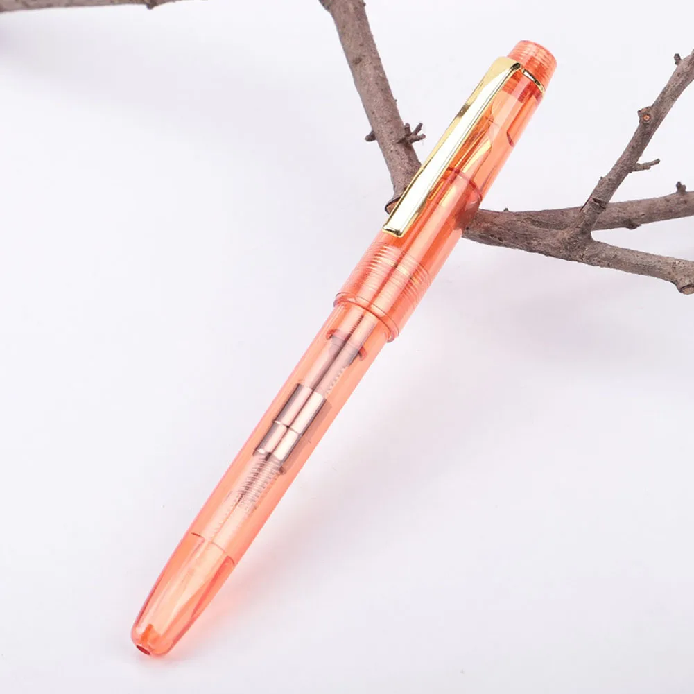 0,5 мм наконечник перьевая ручка канцелярские принадлежности прозрачный каллиграф практика легкий пластик мода портативный подарок