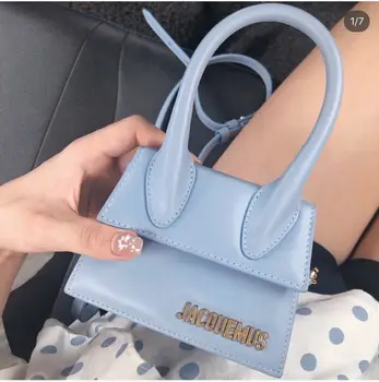 

2019 High Quality Handbags Women Jacquemus New Solid Color Shoulder Bags Luxury Letter Female Crossbody Bags Designer for Party