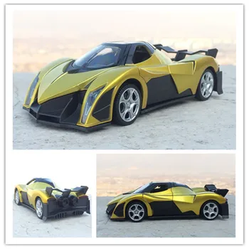 

1:32 high simulation Dubai super sports car alloy car model sound and light pull back metal car for children gifts