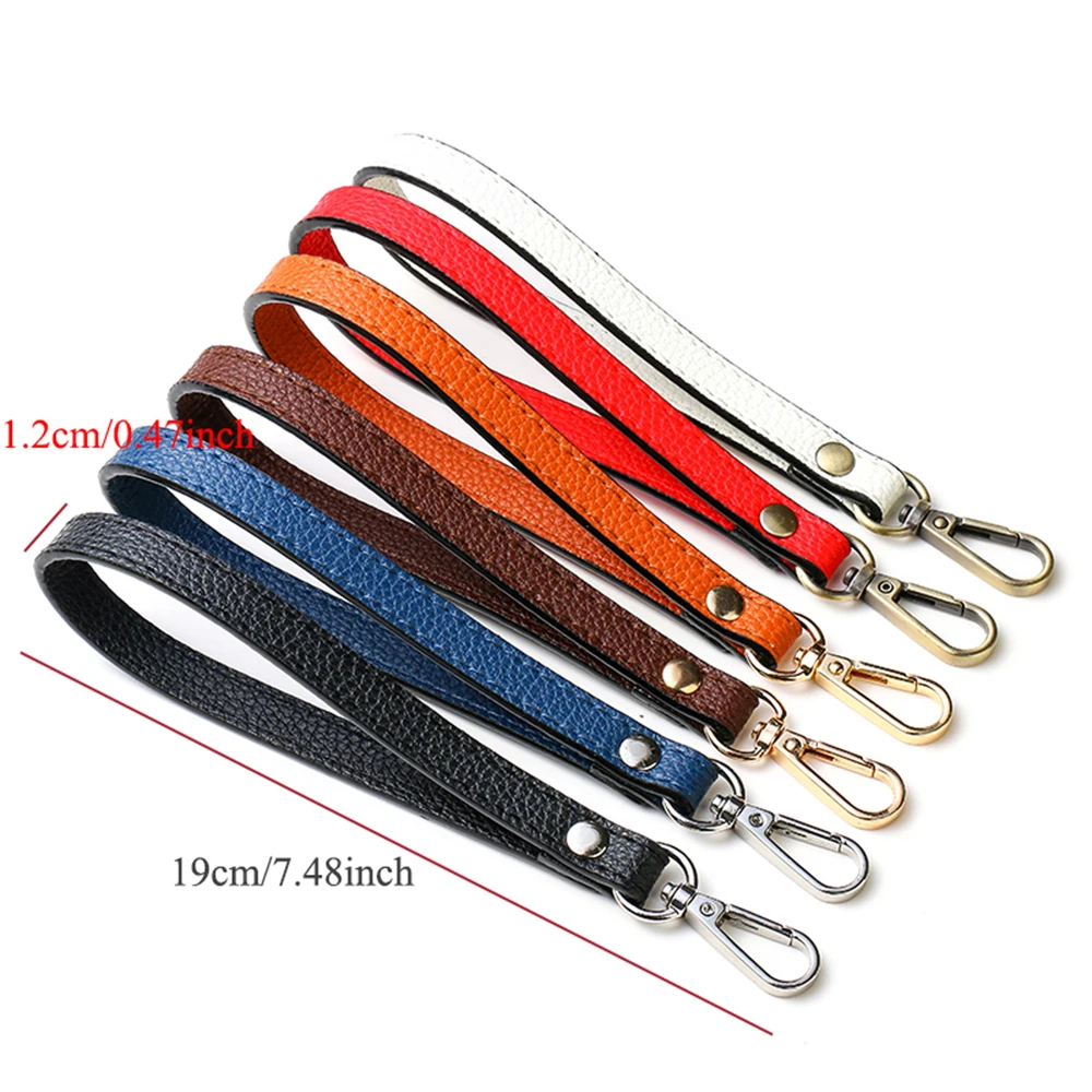 Women Simple Handle Purse Bag Belt Replacement Solid Color All-match Clutch Bag Strap Wallet Belt Women Wrist Bag Strap