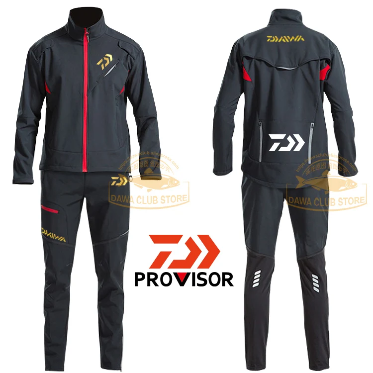 

2020 Fishing Clothing Set Cycling Pants Waterproof Men Windbreaker Camping Fishing Jacket Coat Fishing Pants Thick Cycling Jacke