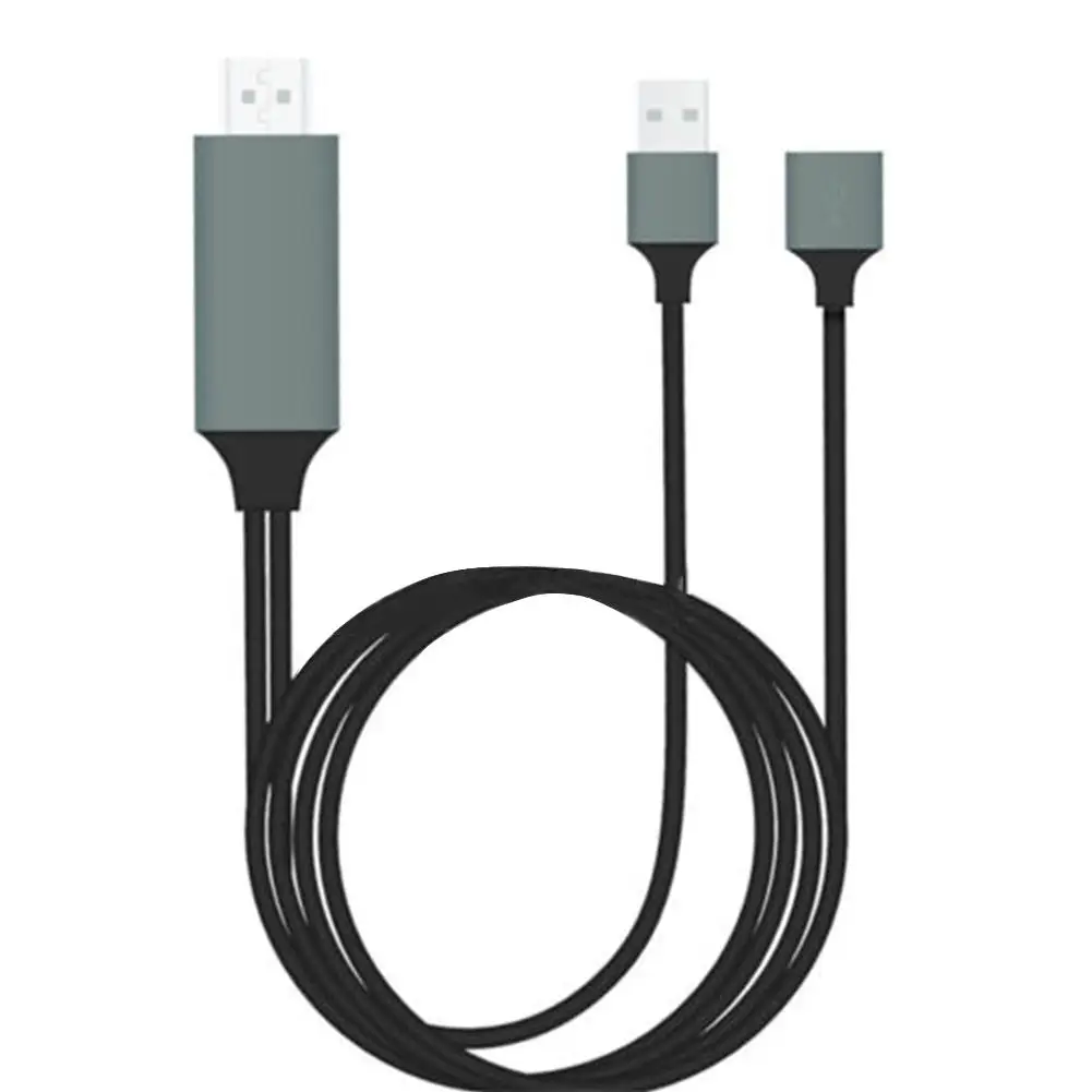 2 м MHL к HDMI адаптер Micro USB к HDMI 1080P HD ТВ кабель адаптеры для samsung Galaxy S7/S8/S8 Plus