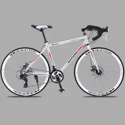 21 27and30 скоростной дорожный велосипед 700c алюминиевый дорожный велосипед двойной диск песок дорожный велосипед ультралегкий велосипед