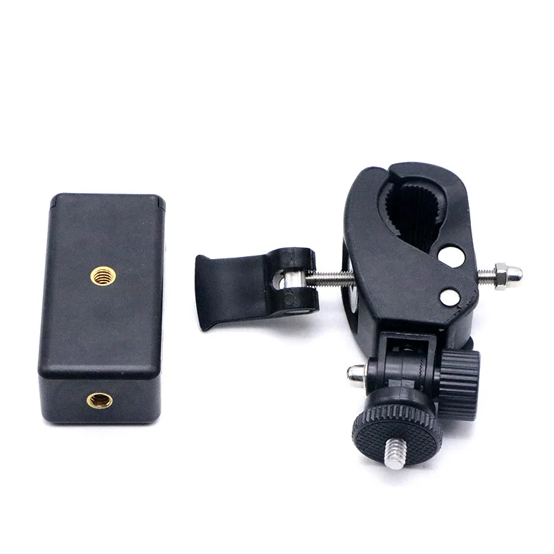 

360-Degree Phone Holder + Bicycle Clip round Pipe Clamp Multifunction Bracket Outdoor Filming Live Rotating Mobile Phone Bracket