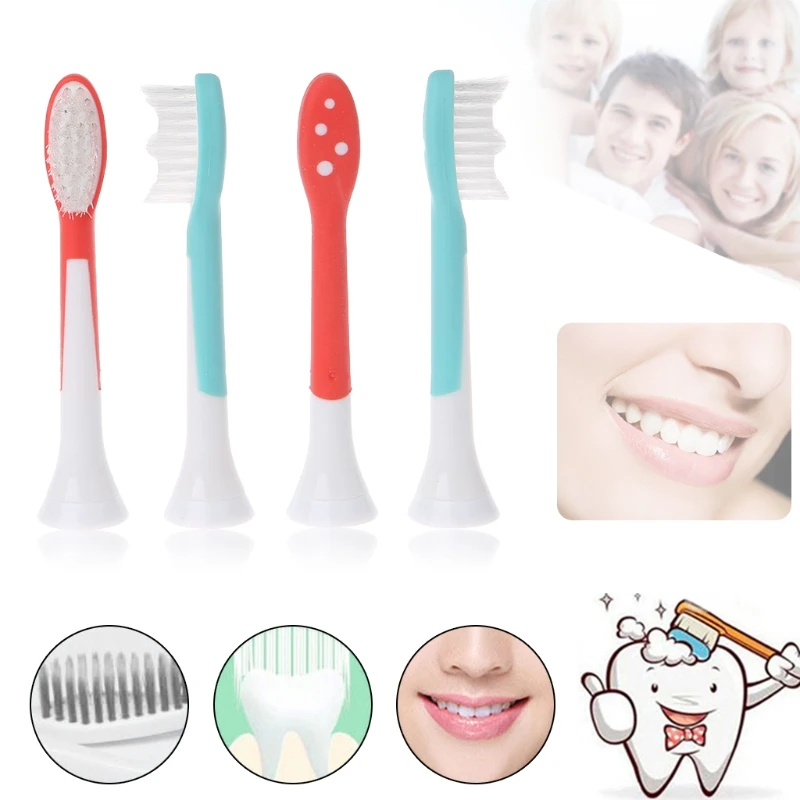 24PCS Electric Toothbrush Heads for Philips Sonicare Kids HX6100 HX6044 HX6042 R710 RS910 Children Replacement Tooth Brush Heads
