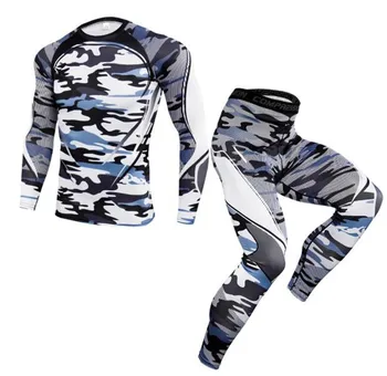 

ICESNAKE Men Motorcycle Jacket Sportswear Sweatsuits Tight Sweatshirt+pant Man Jogger Running Fitness Gym Set Sport Suit