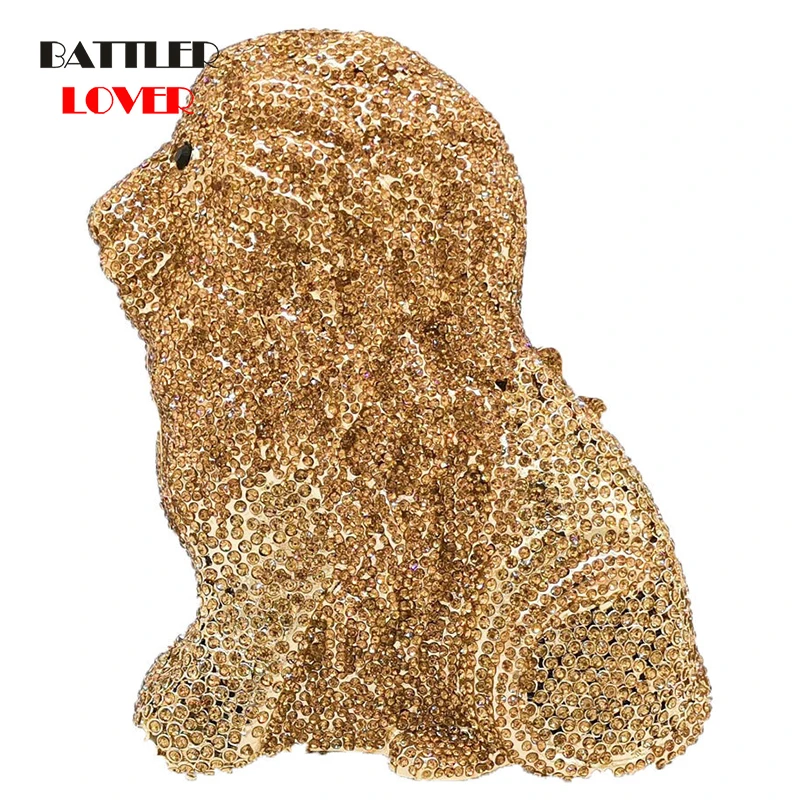 Bags for Women 2020 Diamond Lion Clutch Women Evening Minaudiere Bags Wedding Purses and Handbags Ladies Gala Dinner Crystal Bag