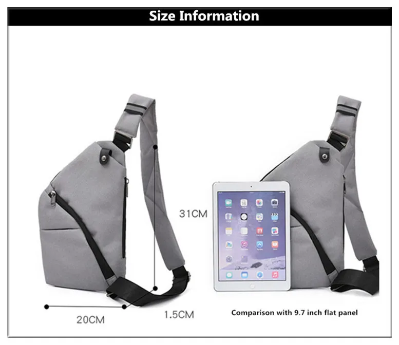 Fengdong маленькие противоугонные сумки через плечо унисекс дорожные мессенджеры