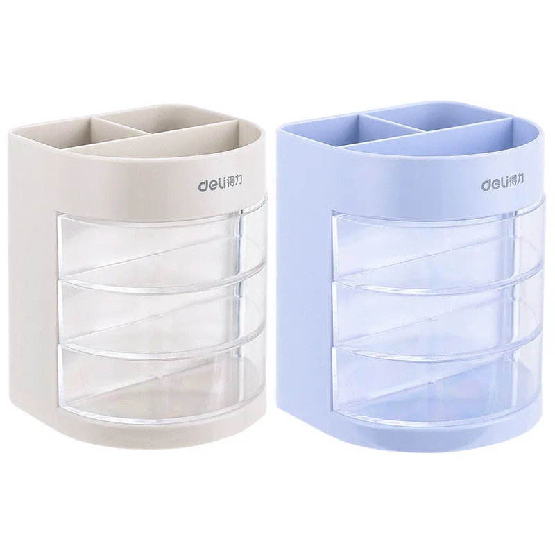 

Mini color pencil holder stand box storage Stationery office desk accessories School supplies organizador escritorio A6068