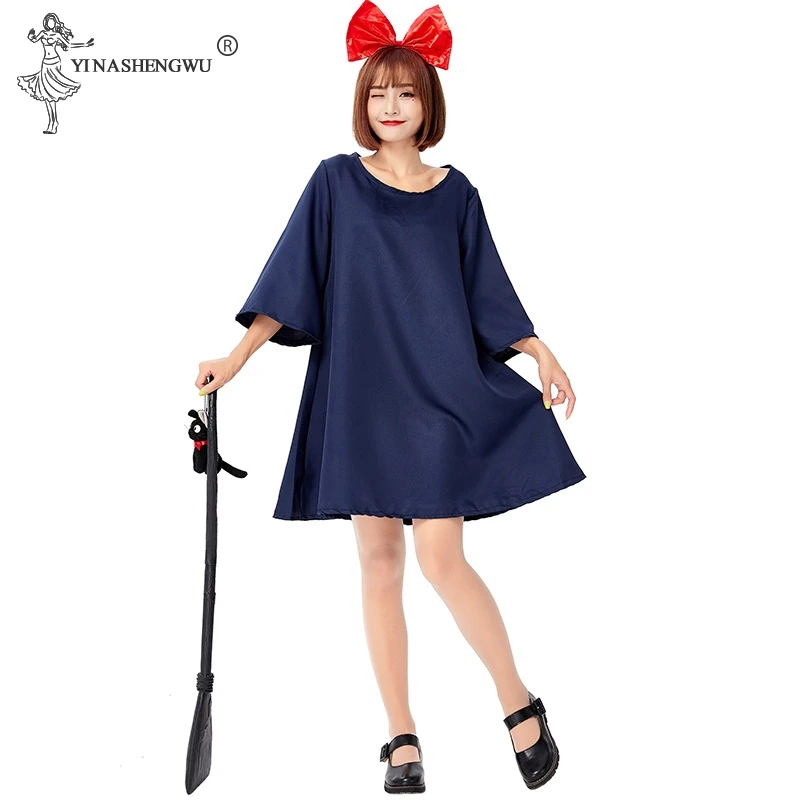 Kiki's Delivery Service Kiki exported to Japan cosplay costumes for adults minimalist Japanese Witch little witch clothes