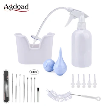 

Portable Ear Cleaner 8pcs Ear Wax Removal Tool Ear Cleaning Spiral Earpick Ear Curette Spiral Ear Spoon Set Earwax Cleaning Tool
