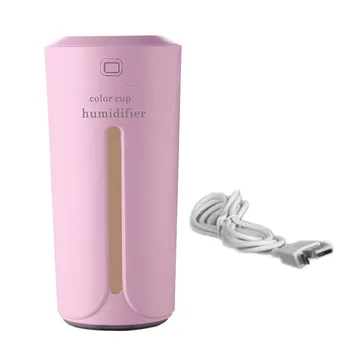 

LED Colorful Light USB Humidifier Ultrasonic Home Office Desktop Car Portable Air Diffuser Purifier Freshener Atomizer