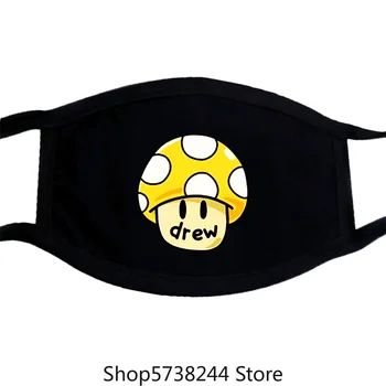 

Drew Mask Bieber Justin Mask M/F Tees Washable Reusable Mask for Unisex Black