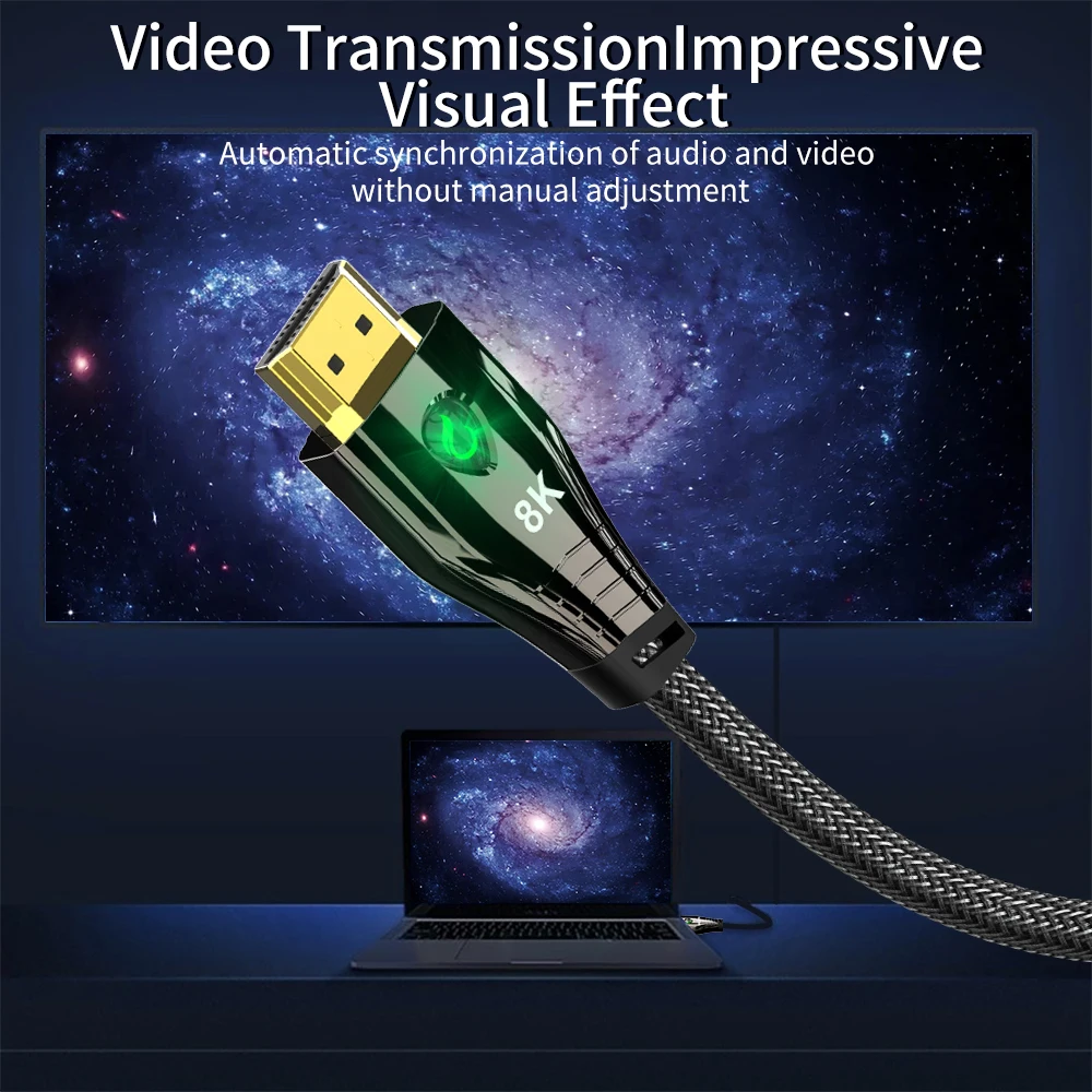  8K @ 60Hz 4K @ 120Hz HDMI 2.1 ̺ UHD HDR 48Gbps ̺ Ycbcr4:4:4 ȯ PS4 Hdtv Ϳ