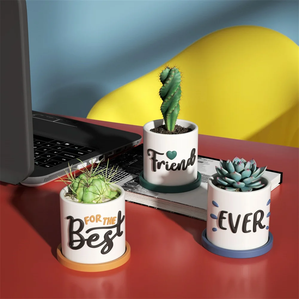 Nicole Concrete Silicone Mold Cement Flower Pots Mould with Lid Candle Vessel Making Form Round Succulent Planter Home Decor Too | Дом и сад