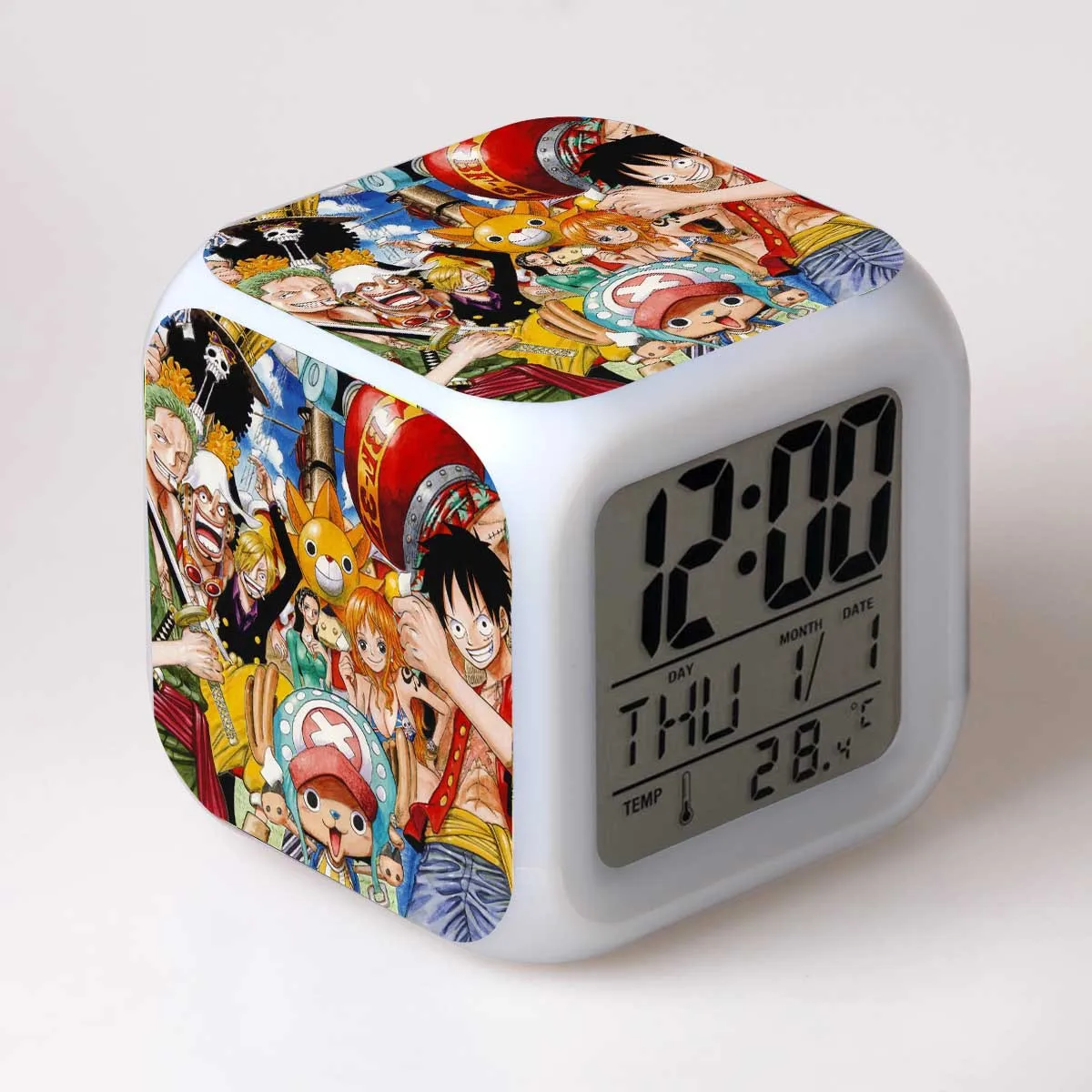 14 Цельный мультяшный будильник детские игрушки Led reloj будильник, цифровой Электронные часы с будильником Пробуждение свет стол reveil wekker - Цвет: 14