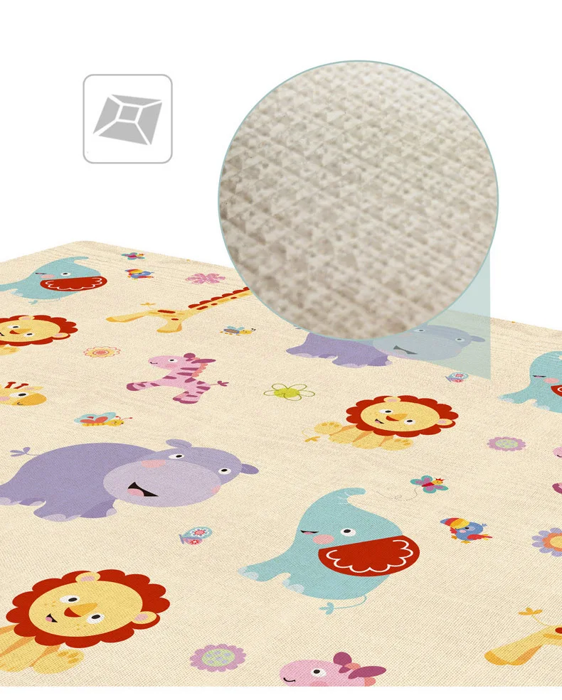 180*150cm Foldable Cartoon Baby Play Mat Xpe Puzzle Children's Mat Baby Climbing Pad Kids Rug Baby Games 180*150cm Foldable Mats