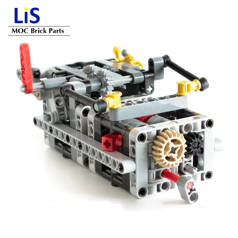 Auto Rædsel Søjle Lego Gearbox 6588 | Lego Moc Gearbox | Gearbox V2 Lego | Lego V4 Gearbox |  Building Blocks - Blocks - Aliexpress