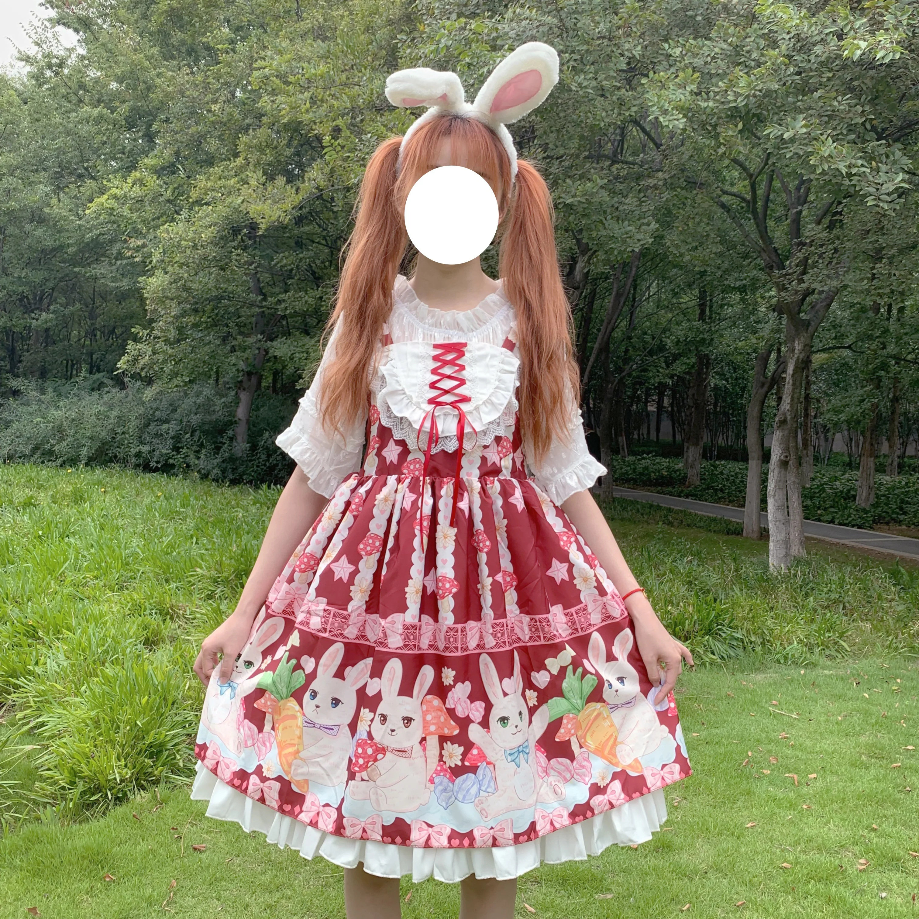 Kawaii японский оригинальные милые женские туфли в стиле лолита платье для женщин