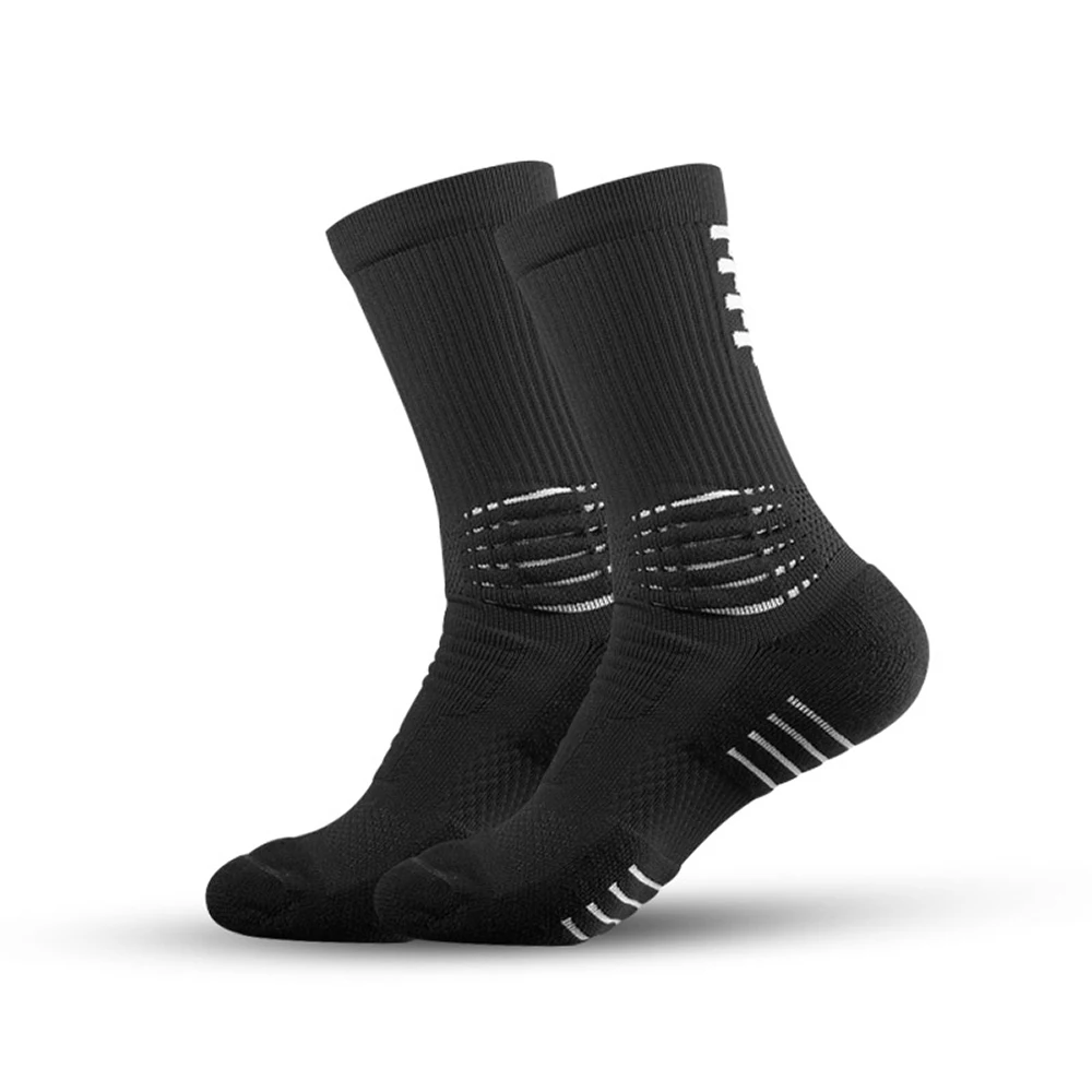 Summer Men Professional Sport Cycling Running Hiking Tennis Socks Breathable Non-Slip Compression Soccer Socks Baasploa