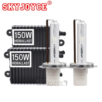 

SKYJOYCE High Power 12V Car Headlight Bulb 150W HID Ballast Kit H1 H3 H7 H11 HB3 HB4 D2H Auto Headlamp Light 4300K 6000K 8000K