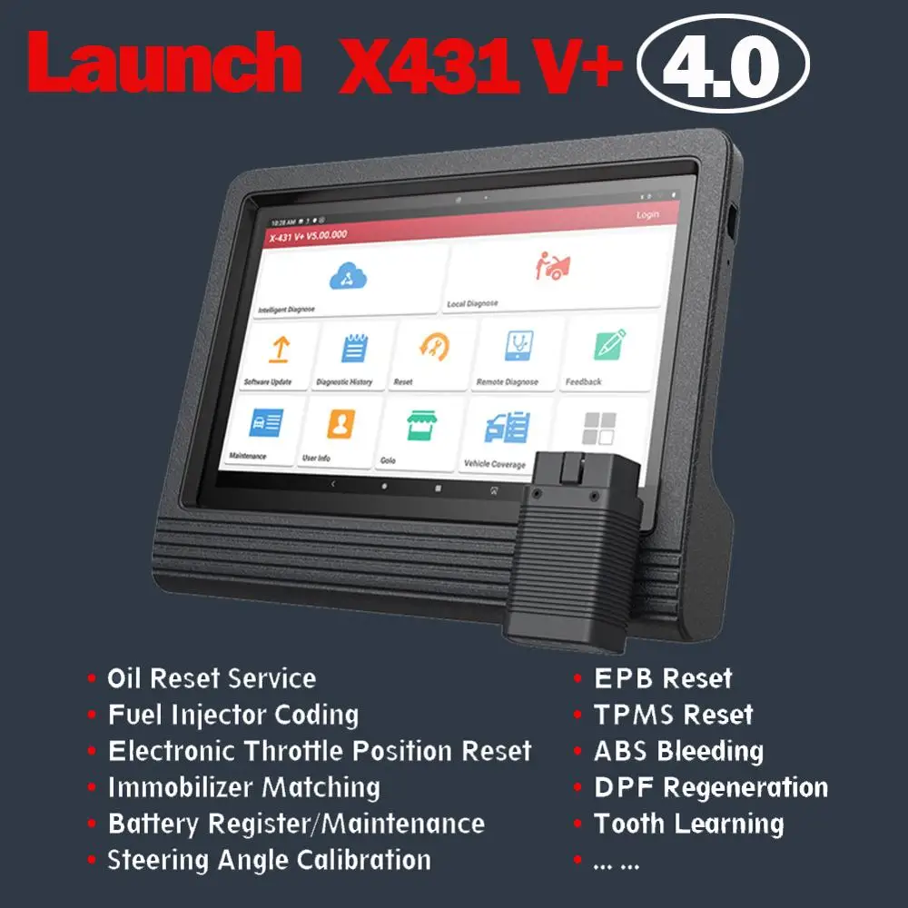 Launch X431 V + автомобильный диагностический инструмент полная система диагностики