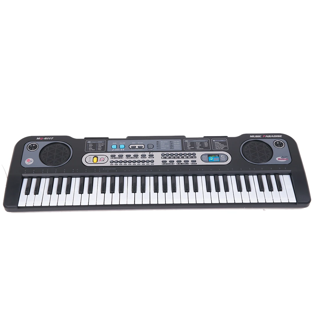 

61-Key Kids Electronic Keyboard Piano Beginner Early Education Puzzle Musical Toy with Microphone - Type 6117