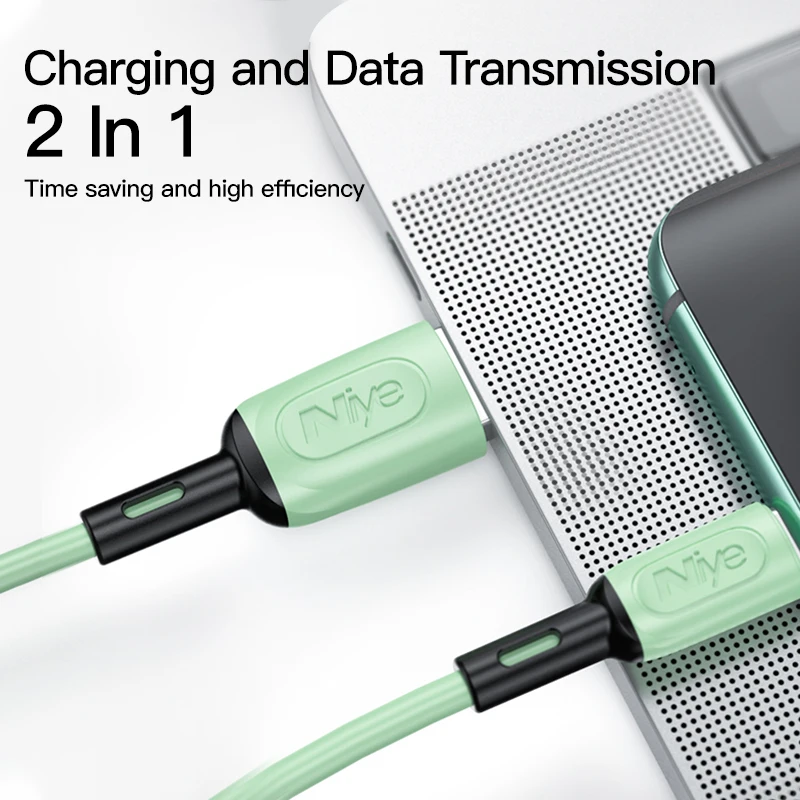 Кабель Micro USB зарядный провод кабели из жидкого силикона для мобильных телефонов