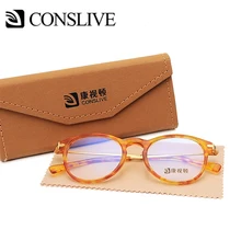 Оправы для очков маленькие женские круглые диоптрические очки миопия Мультифокальные Rx-able офтальмологические оправы для очков W5247