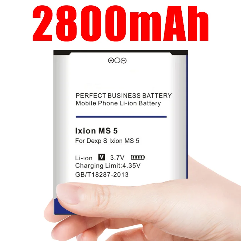 

2800mah Ixion Ms5 Battery for Dexp 5 Inch Smartphone Fast Shipping