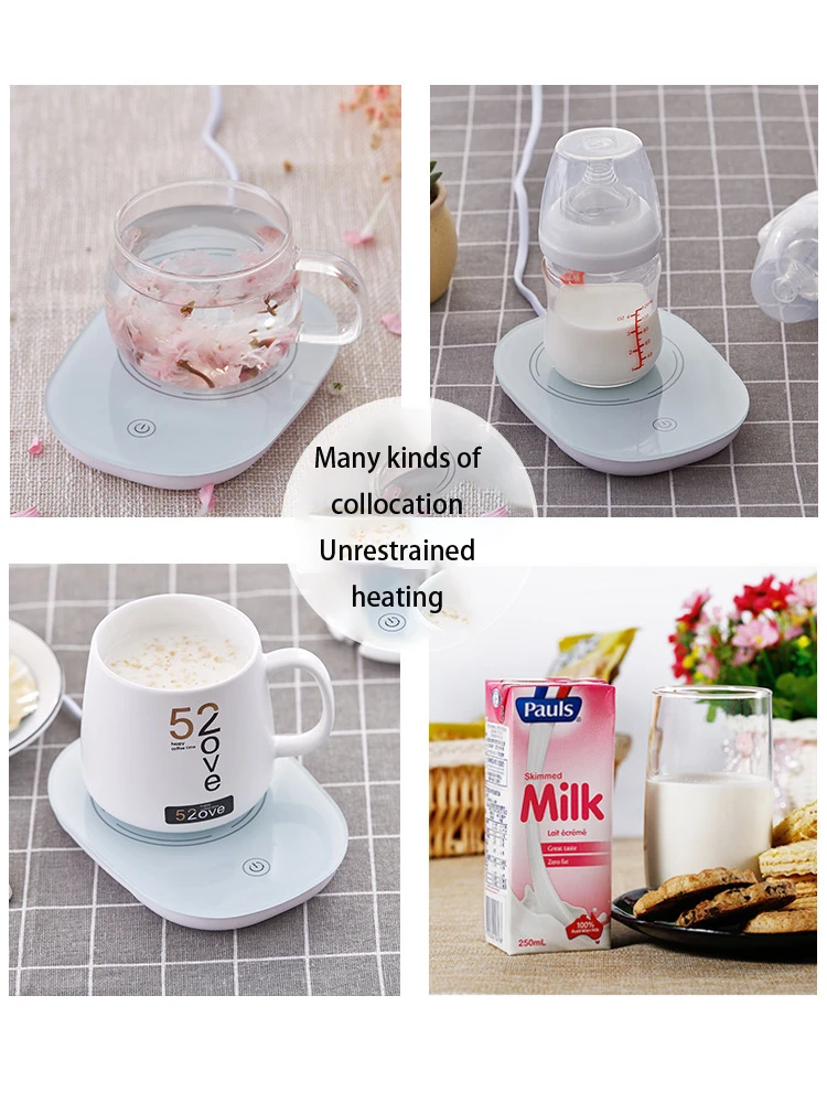 Подогреватель термостатическая подставка Подогрев coaster 16 Вт Электрический Подогрев кофейные кружки подогреватель напитков детские бутылочки подогреватель тепла